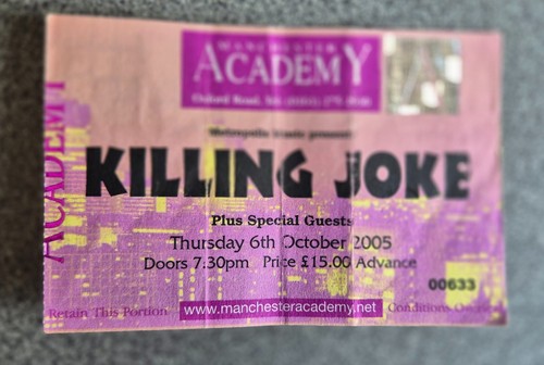 Used concert ticket killing - used, *