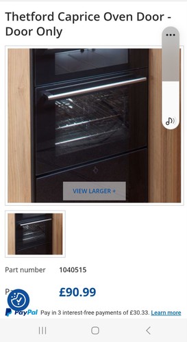 Thetford caprice oven - caprice, &