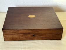 Vintage Wooden Oak Canteen Box
