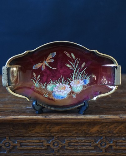 Carlton ware handpainted tray - ware,