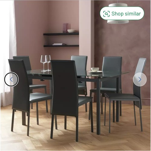 Argos lido glass - argos, extendable