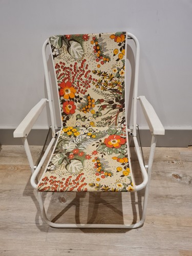 Vintage deck chair folding - vintage,