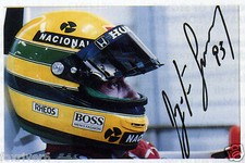 AYRTON SENNA Signed Photograph