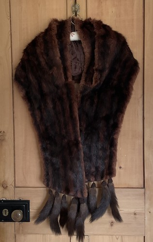Vintage real fur mink - fur, stole