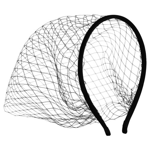 Bridal birdcage veil mesh - ,