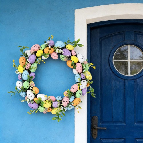 Artificial easter wreath - easter,
