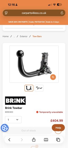 Brink detachable swan neck - detachable,