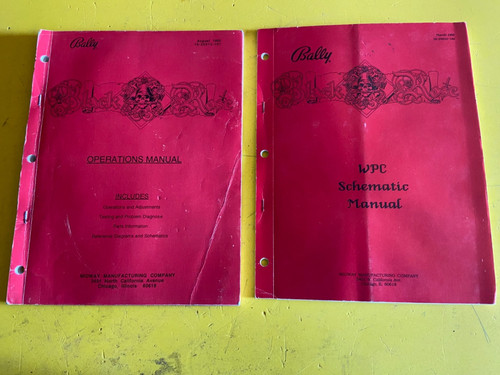 Pinball manual black rose - pinball,