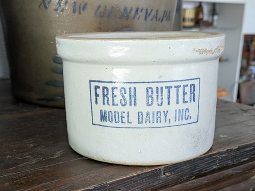 Model dairy butter crock - dairy,