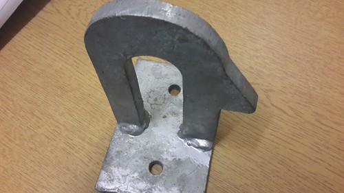 Staple catch plate spring - staple, on
