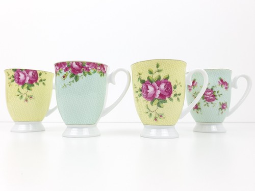 Set aynsley archive rose - x,