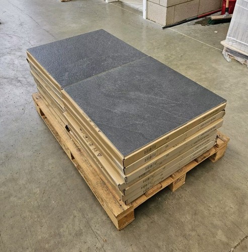 Black charcoal slate - black, slate-look