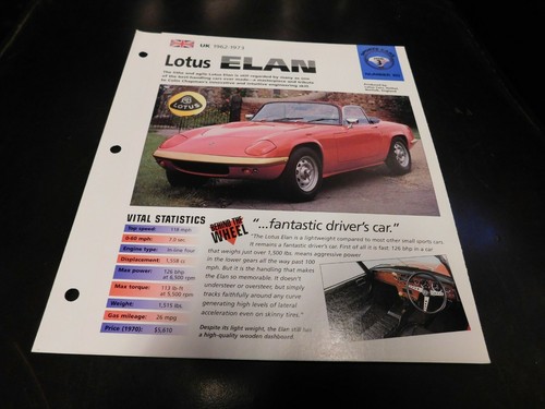 1962 1973 lotus elan - 1962-1973,