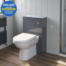 500mm Bathroom Toilet Back To