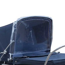 Pram rain and wind shield for