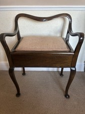 Edwardian  Piano Stool with