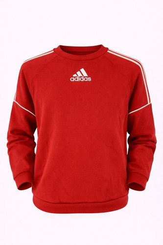 Adidas red crewneck sweatshirt - red,