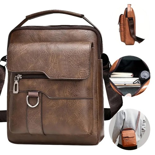 Men leather crossbody - men's,