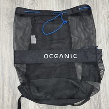 Oceanic Mesh Backpack Gear Bag 82L Black Scuba Dive Bag