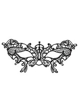 Black Lace Venetian Style