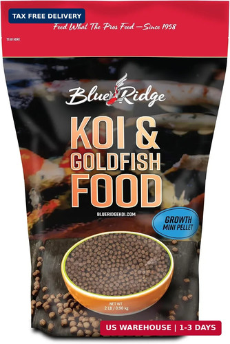 Blue ridge koi fish food - blue,