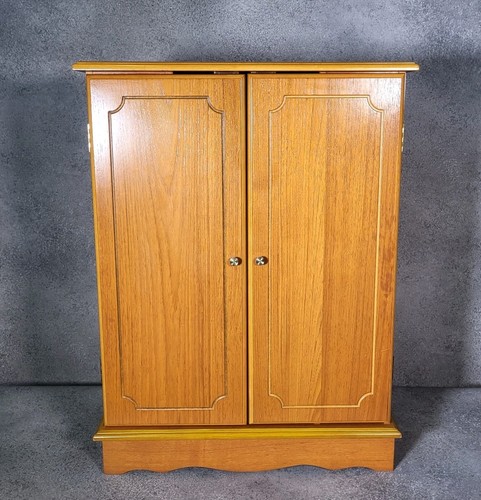 Vintage wooden media storage - vintage,