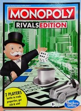 Monopoly Rivals Edition Hasbro Board Game (8+) 2 Players - Complete