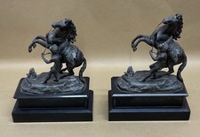 Pair antique speleter - of,