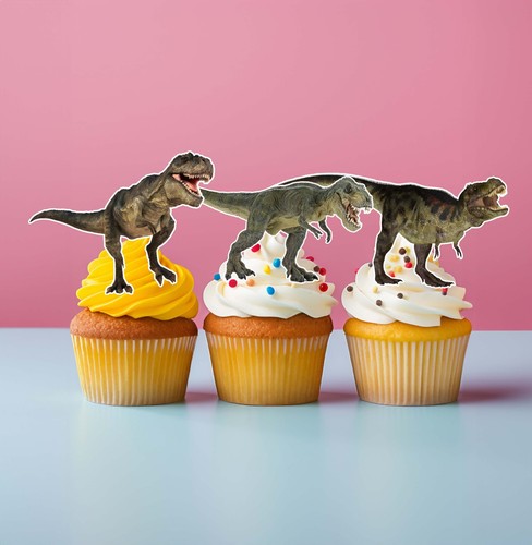 Precut dinosaurs rex edible - dinosaurs, t-rex