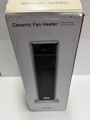 Logik ceramic tower heater - logik,