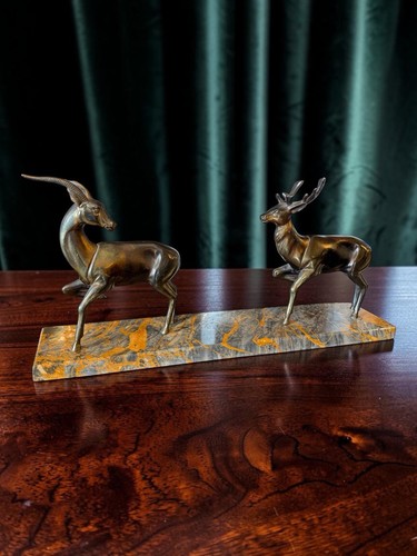 20th century art deco spelter - ,