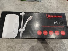Red Ring Pure Instantaneous Electric Shower 8.5kW - White (RPS8) Power shower