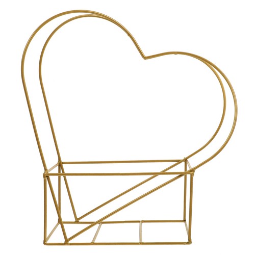 Wrought iron flower basket - wrought,