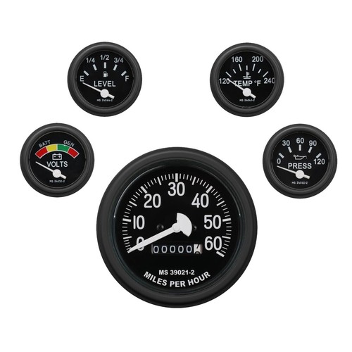 Gauge 5pc set - gauge, speedometer