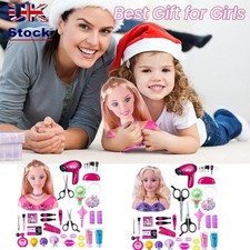 PVC Styling Head Doll for Kids Princess Dress Up Mannequin Head  for Girls Toy
