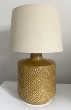 Mustard Yellow Ceramic Table