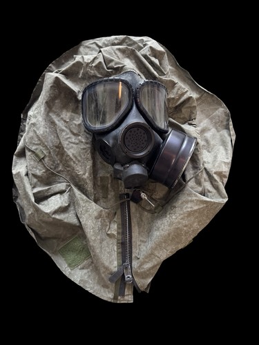 Military gas mask - gas, hood