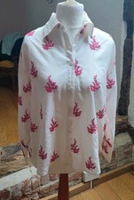 Zara Cream Cotton Blouse With