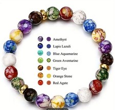 7 Chakra Bracelet Bead Yoga