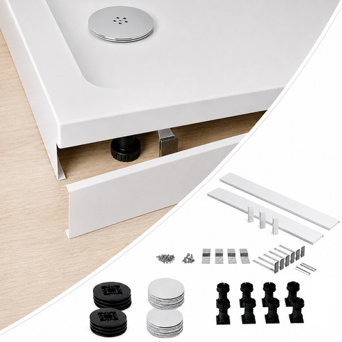 Adjustable shower tray riser - adjustable,