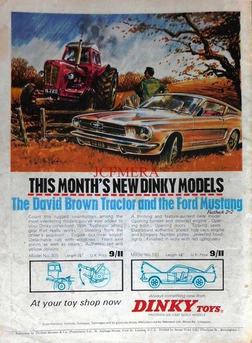 Dinky toys advert 1965 - advert,