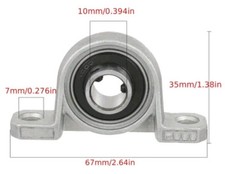 KP000 10 mm Pillow Block