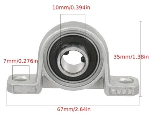 Kp000 pillow block - mm,