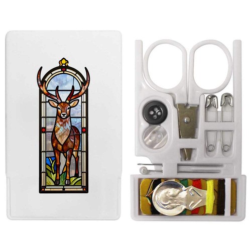 Stained glass stag - 'stained, mini