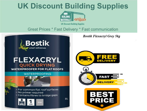 Bostik flexacryl grey 5kg - bostik,