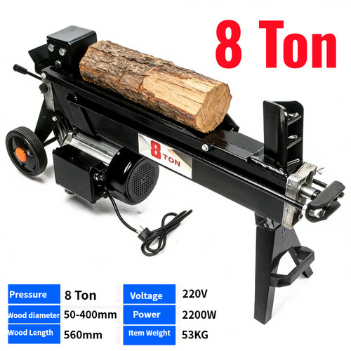 Ton electric log splitter - 8,