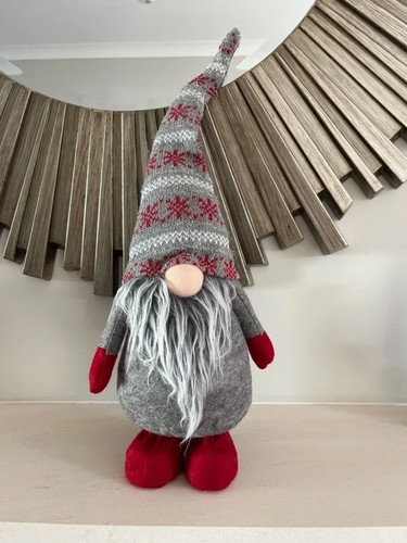 Grey and red christmas - grey,