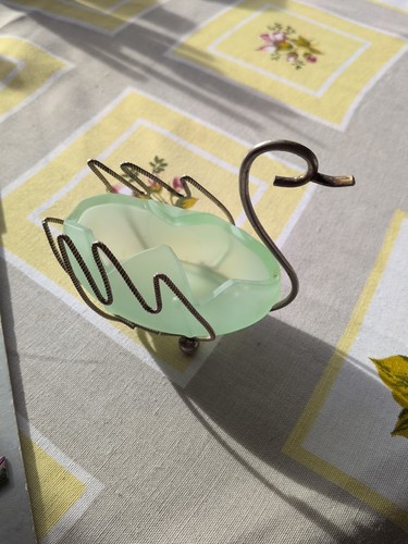 Vintage green bagley glass - vintage,