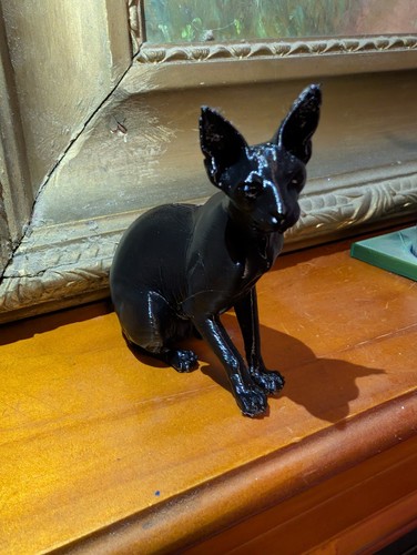 Sphynx hairless cat - hairless, statue