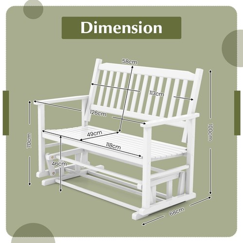 Person porch glider swing - glider,